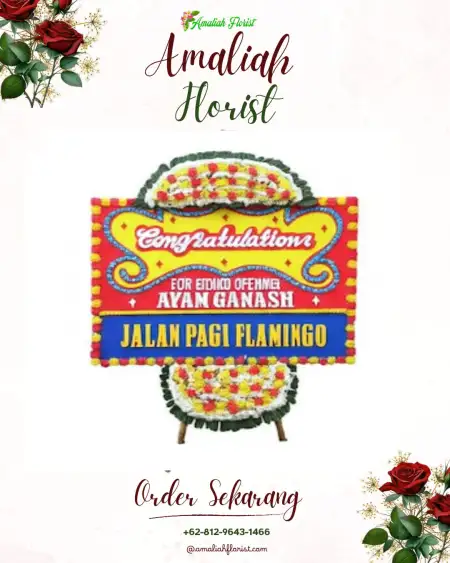 Sewa Papan Bunga Kompa